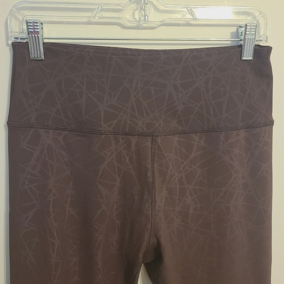 Spyder Active | Women's Maroon Full Length Yoga Leggings (Size Large) - Picture 3 of 10